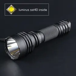 Convoy C8 + SST40 LED, 구리 DTP 보드, Ar 코팅 내부 손전등, LED 경찰 토치, 플래시 라이트 랜턴, 2000lm