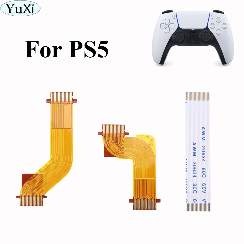 YuXi R2 L2 L1 R1 Replacement Cable for PS5 Controller for PS5 Flex Cable for adaptive Trigger & Touch Ribbon