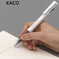 KACO EASY 4 Functions Pen KACOGREEN Multifunction Pens 0.5mm Refill Black Blue Red Green Refill Gel Pen for Office