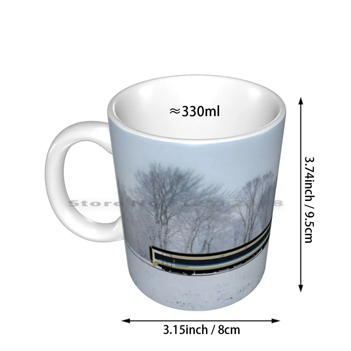 Class 158 Dmu Train Ceramic Mugs Coffee Cups Milk Tea Mug Class 158 Dmu Train Sprinter Locomotive Railway Railroad Christmas Br