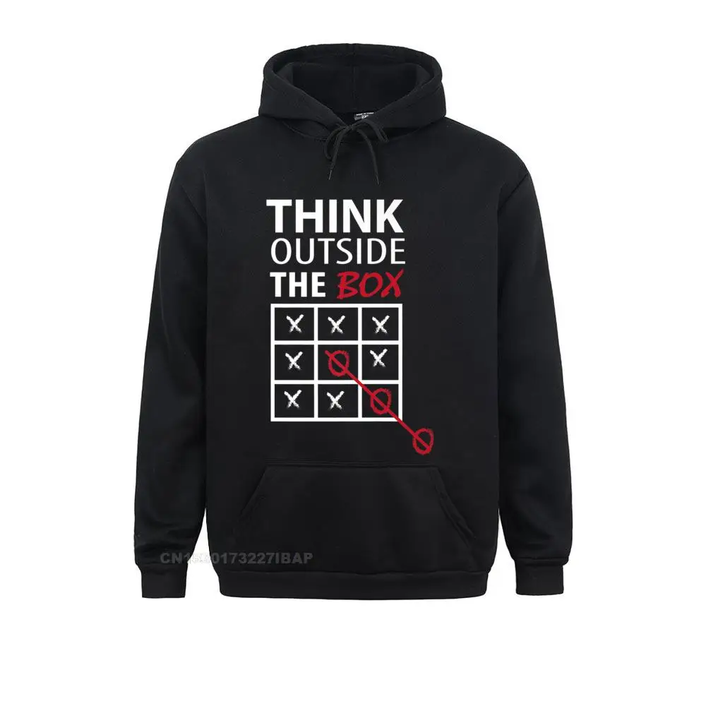 Think Outside The Box Tic-Tac-Toe Hoodie 2021 Fashion Men Sweatshirts Long Sleeve Hoodies Chinese Style Clothes