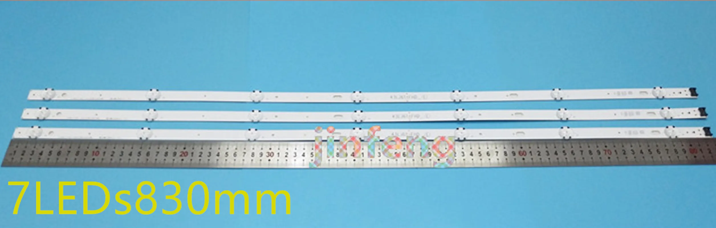 New 3 PCS 7LED 83cm LED strip for LG 43UK6300PLB 43UJ634V 43LJ61_FHD_L LC43490059A LC43490058A Innotek 17Y 43inch_A LC43490074A