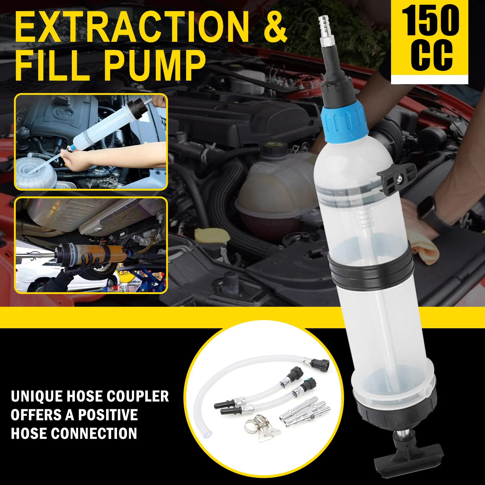 

New Style 1500CC Oil Extractor Filling Bottle Transfer Manual Operation Automotive Fluid Extraction Car Fuel Pump for Car