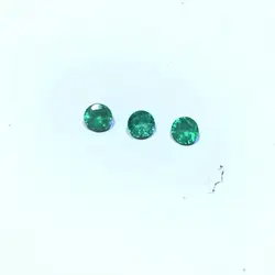 3mm*3mm emerald loose gemstone 100% real light green emerald gemstone from Zambia