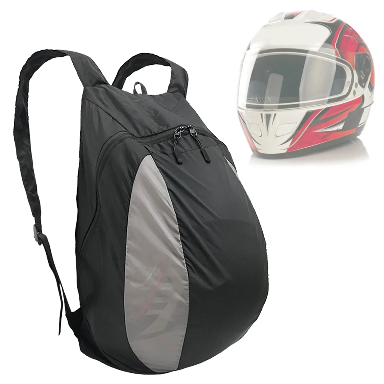 Helmet Bag 28L Motorcycle Backpack Splash-proof Riding Helmet Bag Outdoor Fitness Basketball Sneakers Bag Portable Backpack