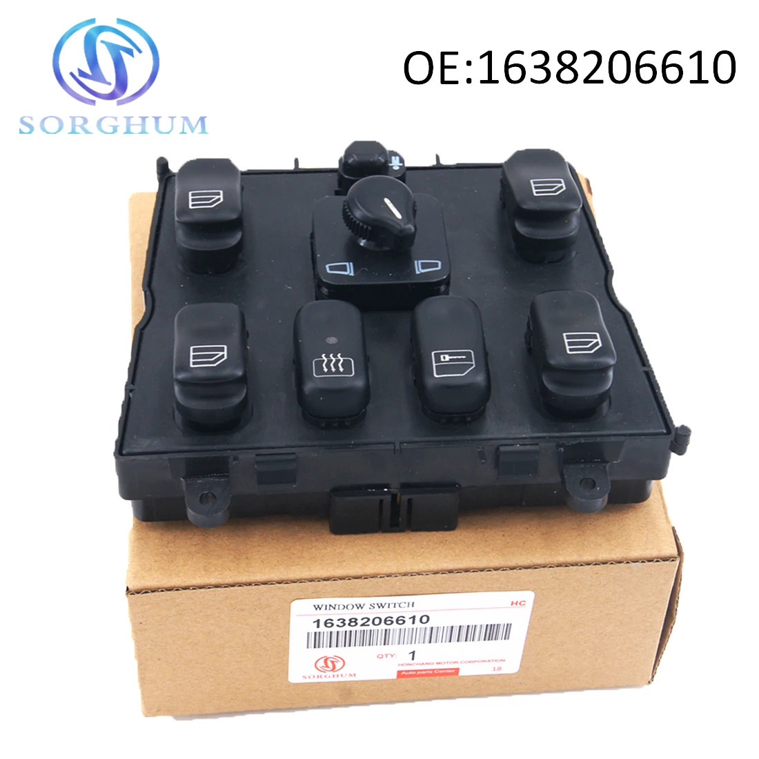 

New 1638206610 A1638206610 Power Window Master Switch For 1998-2005 Mercedes-Benz ML320 W163 ML400 ML430 ML500 A 163 820 6610