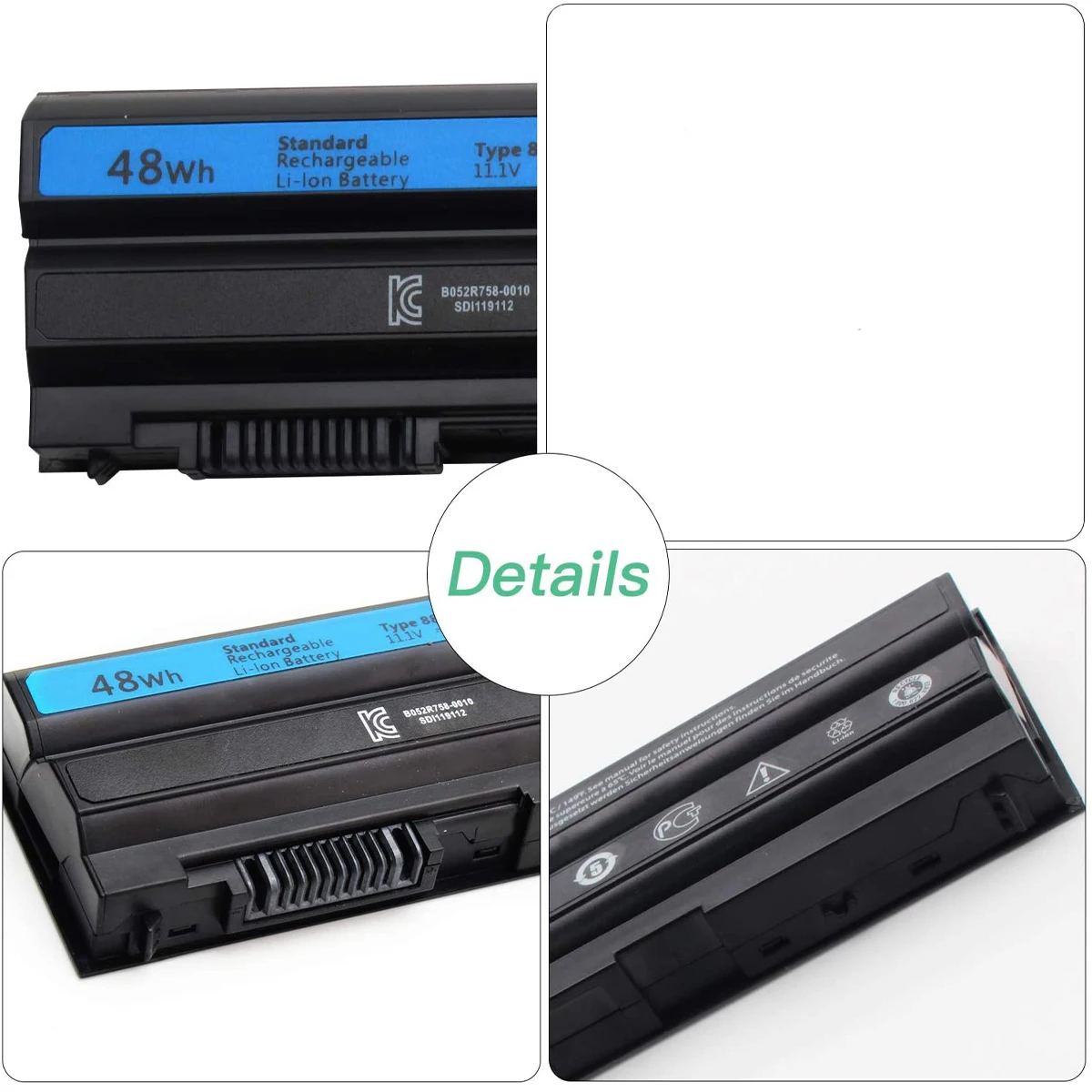 8858X E6420 Laptop Battery For Dell M5Y0X Latitude E5530 E6520 E6530 E6420 E5420 Inspiron 4420 5425 5420 7520 M421R N4720 N5420