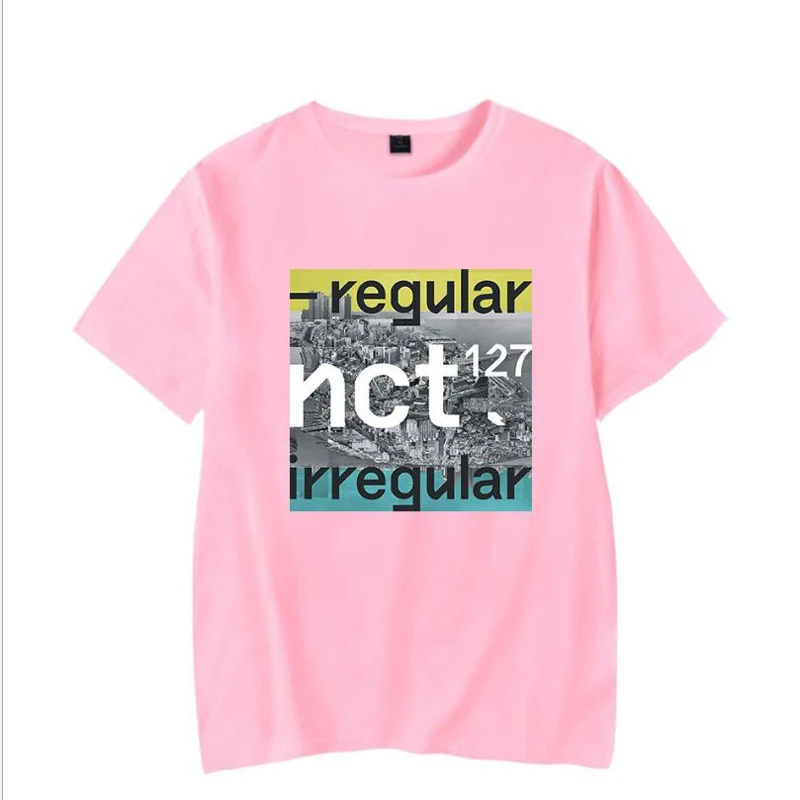 KPOP NCT127 T Shirt Women Men Korean Style NCT 127 DREAM Member Name Print Cotton Short Sleeve Tee Shirt Femme Camiseta Mujer