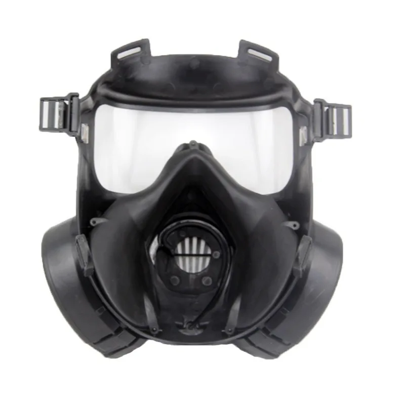 Tactical Airsoft Paintball Skull maschere protettive a pieno facciale M50 maschera antigas con ventilatore militare CS Wargame Cosplay Prop