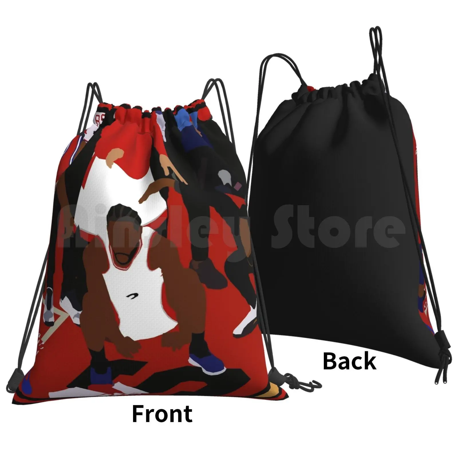 Kawhi Leonard Game Winner Celebration Backpack Drawstring Bag Riding Climbing Gym Bag Sports Basketball Kawhi Leonard Kawhi