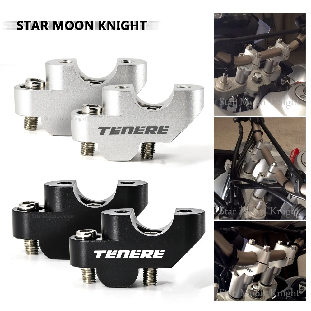 For YAMAHA XT660Z Tenere XT 660 Z Motorcycle Accessories Handlebar Risers Clamp Mounting Clamp Mount Riser Clamps