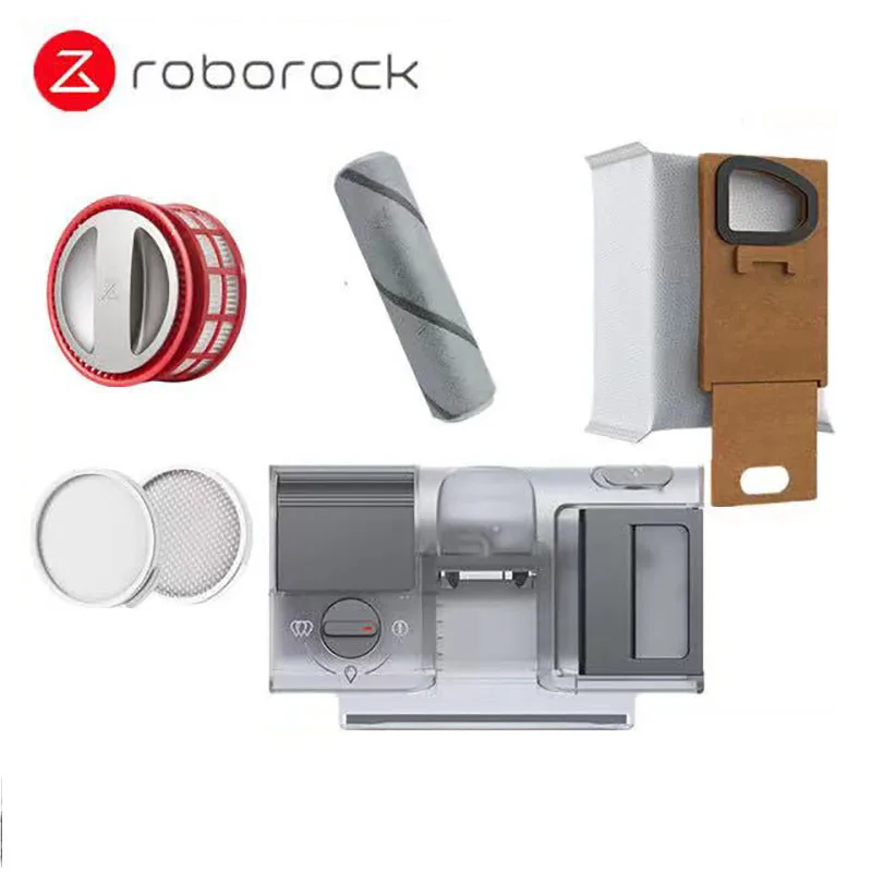 محول الطاقة أكياس الغبار الرئيسية فرشاة تصفية الكلمة فرشاة ل الأصلي Roborock H6 يده اللاسلكي مكنسة كهربائية الملحقات