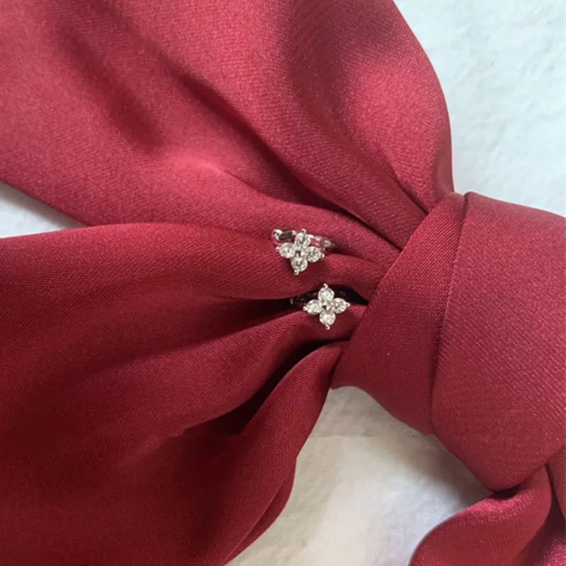 MOVESKI 925 Sterling Silver Small Zircon Flowers Stud Earrings For Women Plating 14k Gold Fine Jewelry Drop Shipping