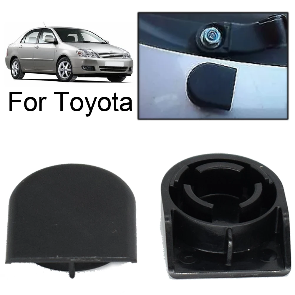 2X Car Front Windscreen Wiper Arm Nut Cap Bolt Cover For Toyota Hilux Supra Tacoma Tercel Starlet Aygo Yaris Echo Pickup Tundra