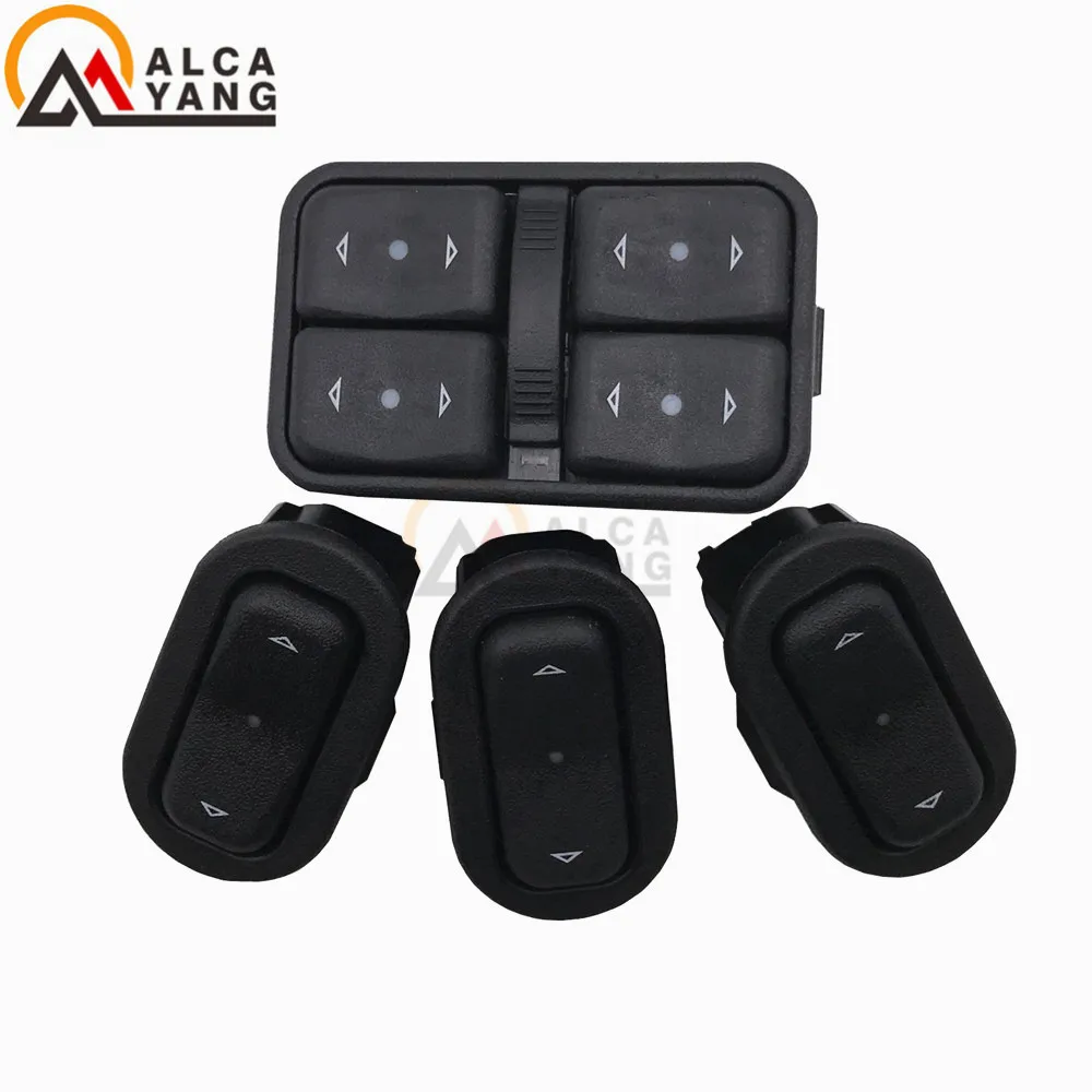 New Electric Window Switch Button For Vauxhall Opel Astra G Zafira A 1998 - 2005 4 PCS/SET # 62 40 106 / 90 561 086 / 90561388