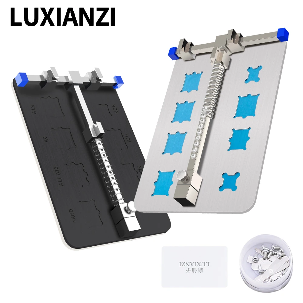 

LUXIANZI Universal Fixtures PCB Rework Station For iPhone PC Cpu Ic Chip Adjustable Welding Holder Stand Jig Repairs Tools