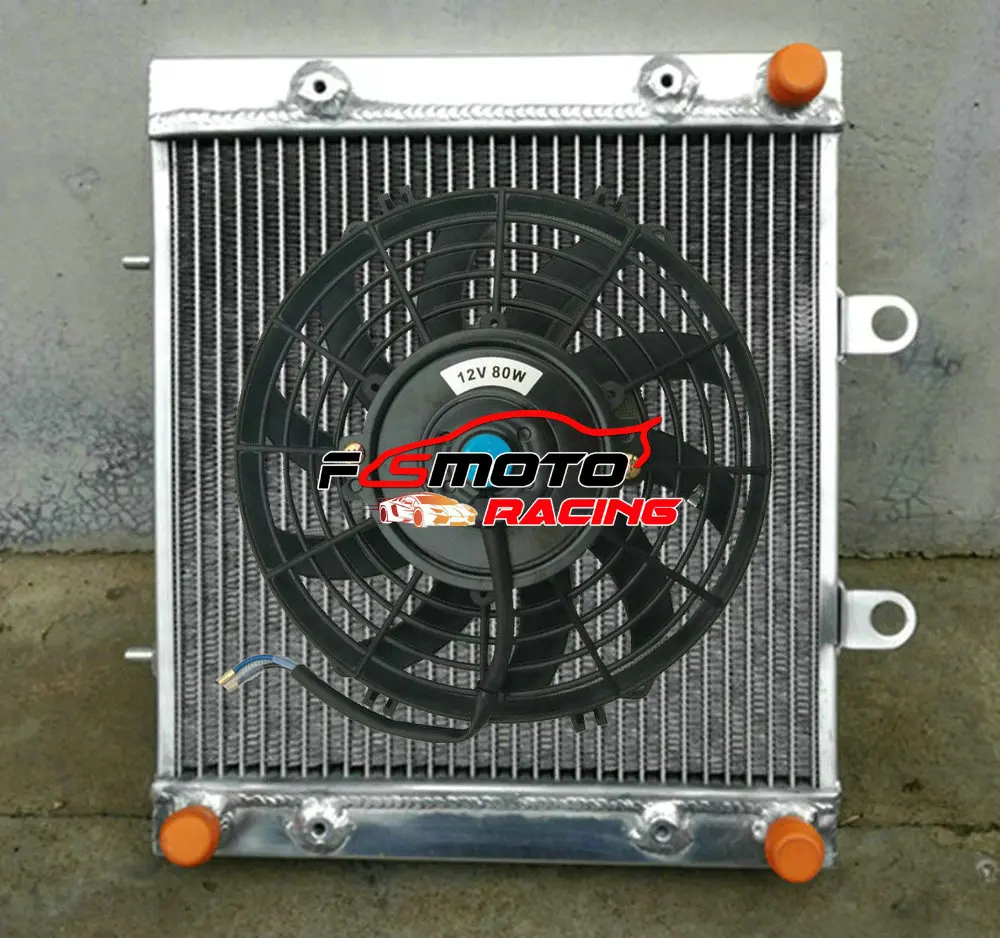 All Aluminum Radiator +Fan for Polaris Sportsman 400 450 500 570 / EFI / HO / TOURING EFI / SP / EPS ATV Engine