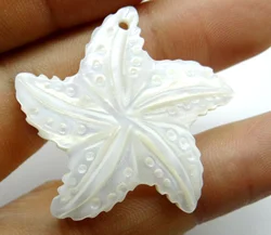 wholesale 37*37mm Natural Freshwater flower Shell charm Pendants For diy Jewelry making Necklace Accessories 5pcs