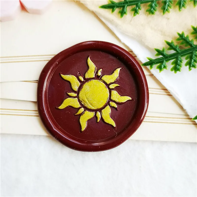 The sun wax seal stamp/sun wax sealing kit/the sun wedding wax sealing kit /wedding wax stamp box set