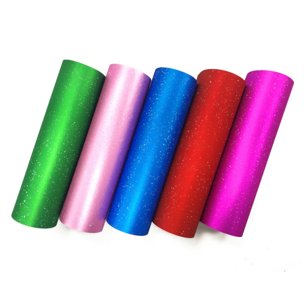 CHEONET VINYL --- Glitter Permanent Self Adhesive Vinyl Sheets Transfer Tape For Party Decoration, Sticker, Car Decal