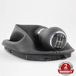 For VW Passat B5 B5.5 1997 1998 1999 2000 2001 2002 2003 2004 2005 Car-Styling 5 Speed Gear Shift Knob With Real PU Leather Boot