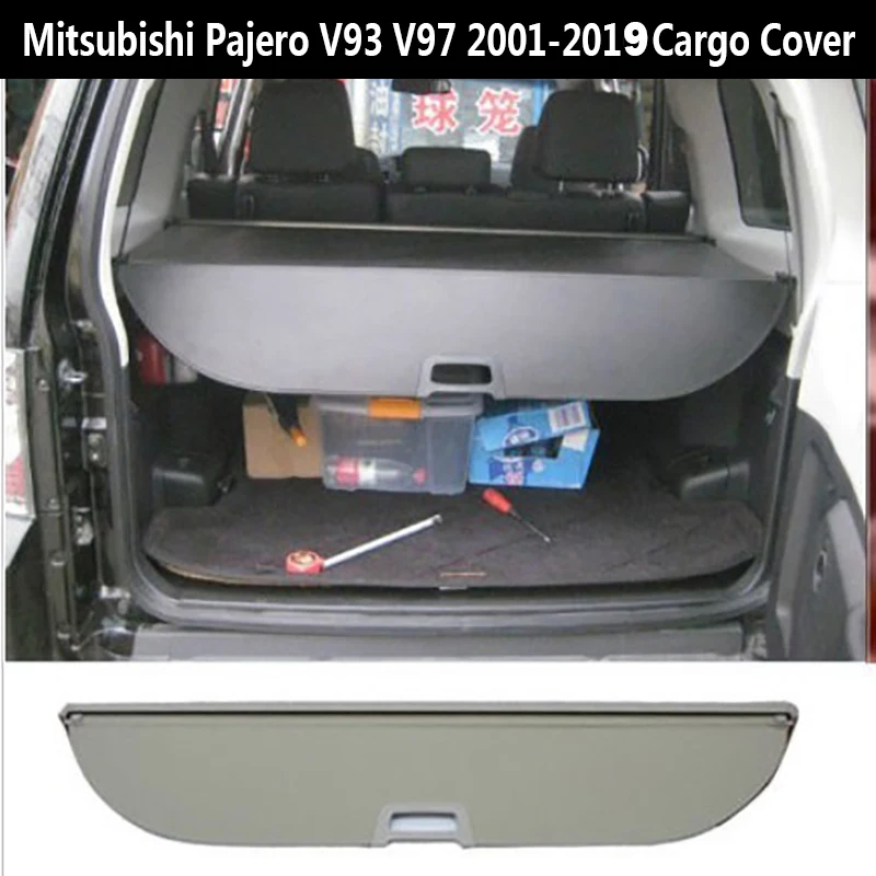 

Rear Cargo Cover For Mitsubishi Pajero V93 V97 2006-2019 privacy Trunk Screen Security Shield shade Auto Accessories