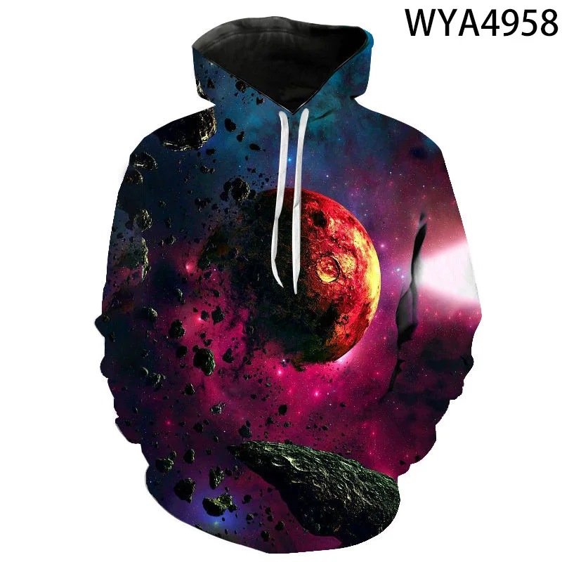 3D Printed Universe Starry Sky Astronaut Hoodies Men Women Children Long Sleeve Sweatshirt Coat Cool Fashion Streetwear Pullover