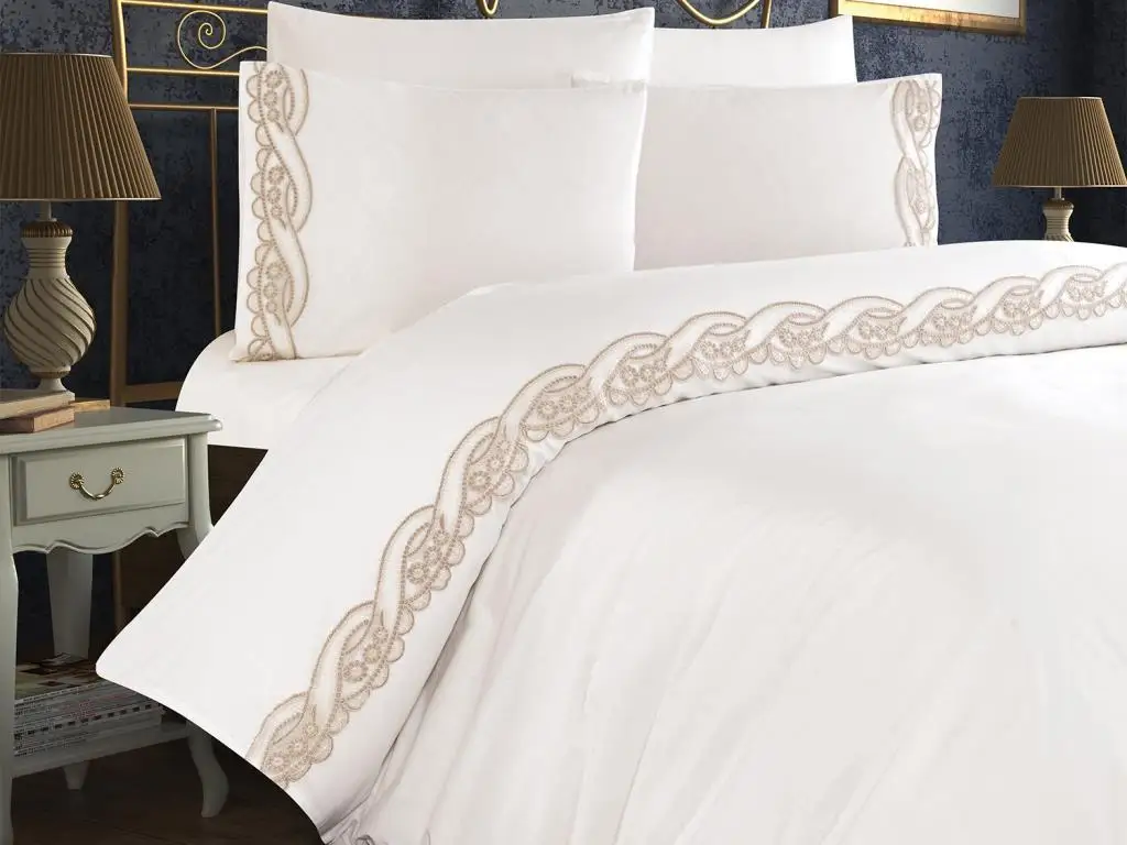 Dower Land Of Alara Returned to Duvet cover set Cream Cappucino