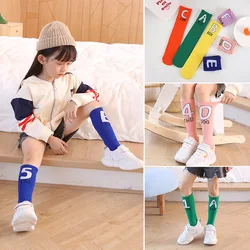 Girl Socks 3-12 Years Old Cotton Knee High Lovely Long Tube Children's Legwarmers Kids Dance Stocking Todder Baby