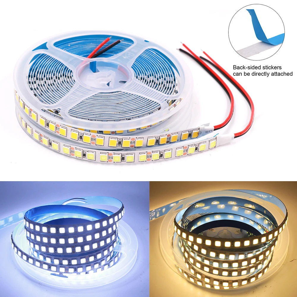 

5054 LED Strip Super Brighter Waterproof DC12V Ribbon Tape LED Light Strip For Home Decoration 5m 600LEDs 300LEDs