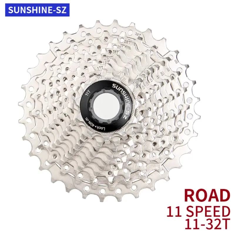 Road Bicycle Freewheel 8S 9S 10S 11S 12 Speed 11-23T 25T 28T 32T 34T 36T Steel Variable Speed Cassette for Shimano SRAM