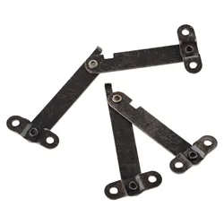 2Pcs Decorative Jewelry Box Cabinet Drawer Door Lid Support Hinges Antique Bronze Furniture Hinges Furniture Hardware with Screw