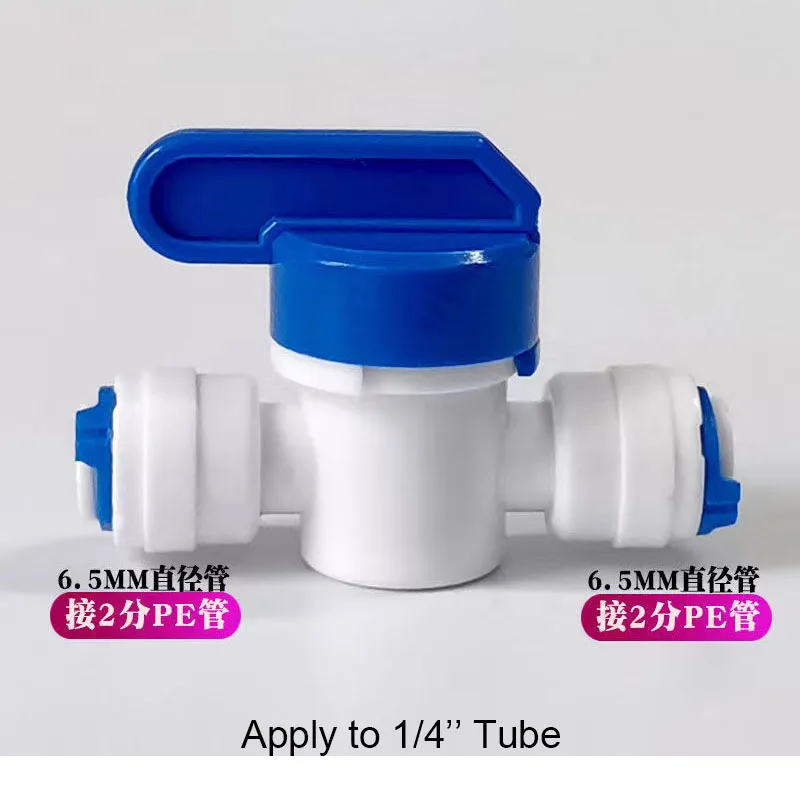 Water Supply Hose and Inline Shut-off Valve Water Tube Refrigerator Connectors Kit for Water Filter System Pipe fitting10-20M