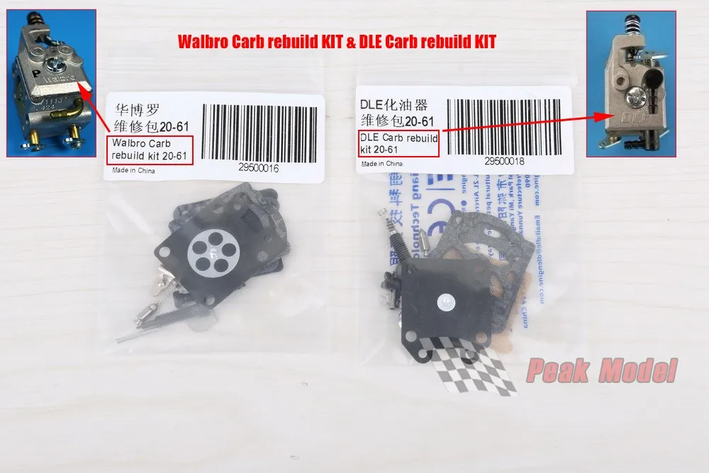 DLE Original Carburetor Repair Kits For DLE40/55/55RA/60/61/ Gasoline Enginer