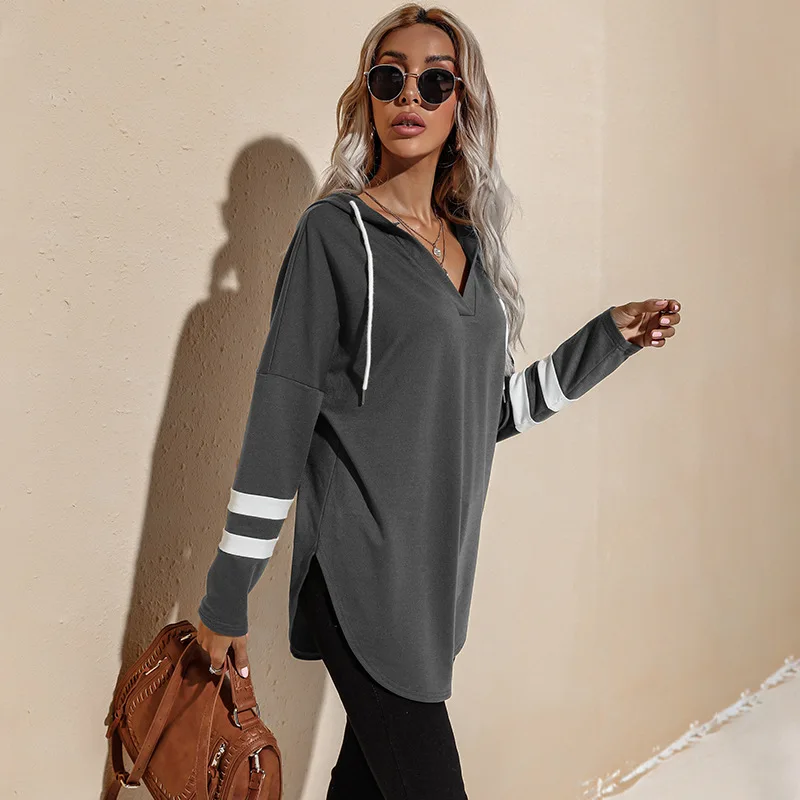 2021 Spring and Autumn New Wish Loose Long Sleeve Hoodies Women Street Hipster Sweatshirt Bulk Items Wholesale Lots