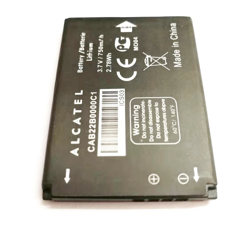 New CAB22B0000C1 CAB22D0000C1 CAB3010010C1 Battery For ALCATEL One Touch 2012D 2010D 2010X 2012D 2051D CA356 665 OT-2010 OT-665