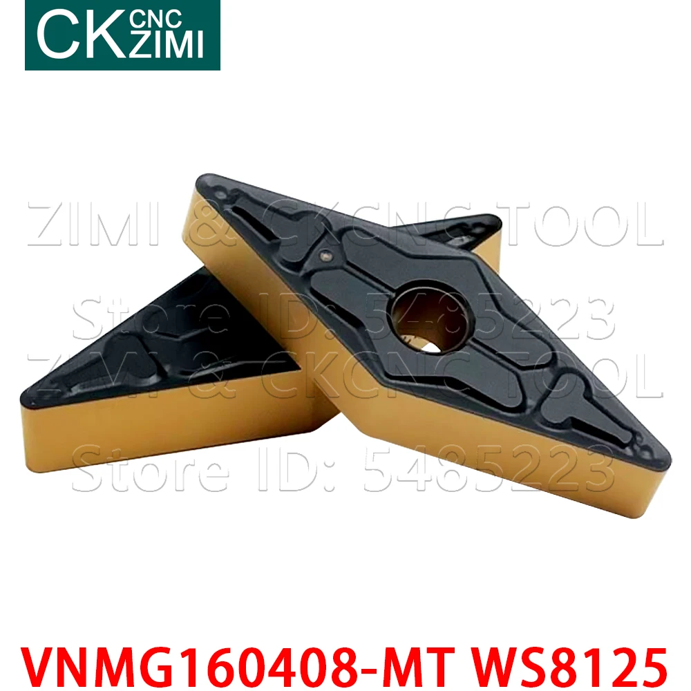 VNMG160408-MT WS8125 Carbide Turning Inserts CNC Lathe Blade Holder wood turning Insert Tool high quality VNMG 160408 for steel