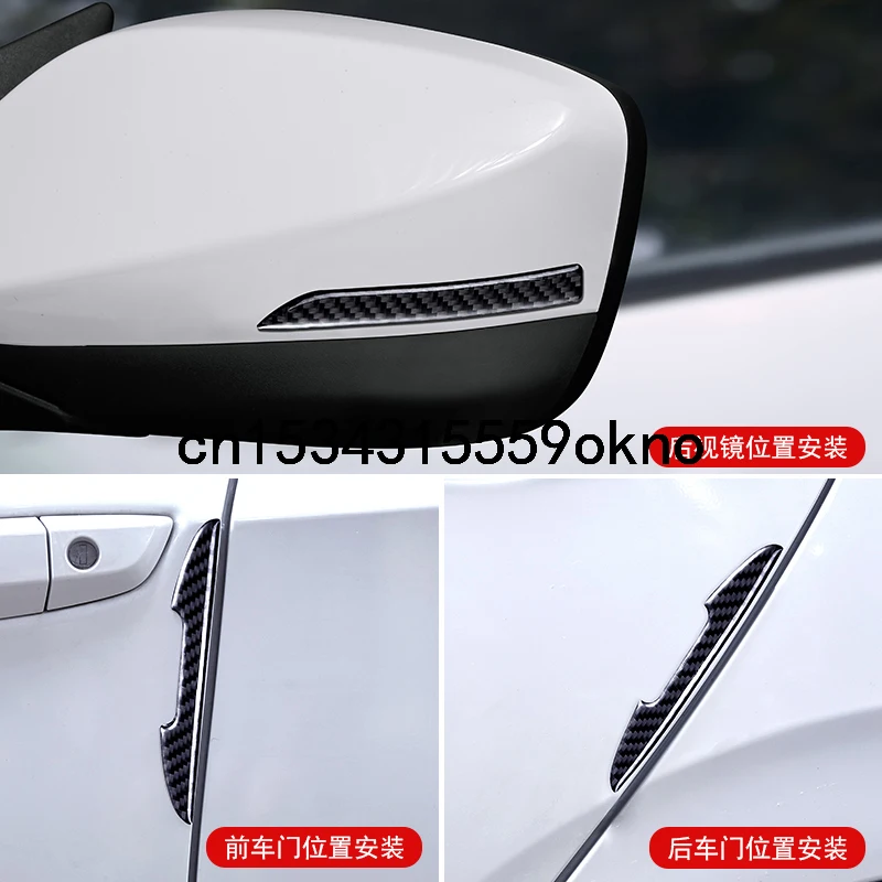 For Lexus CT ES CT200H ES300 GS GX IS IS250 LX NX RX Car Side Door Edge Mirror Guard Bumper Trim Protector Stickers