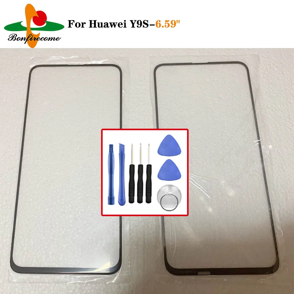 

Touch Screen For Huawei Y9s STK-L21 STK-L22 STK-LX3 Front Touch Panel LCD Display Outer Glass Lens With OCA Glue Replacement