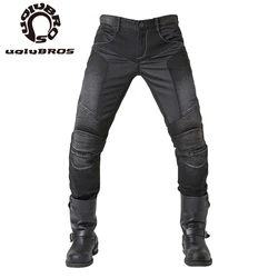 Uglybros letnie dżinsy motocyklowe ochronny sprzęt jeździecki Touring motocyklowe spodnie Pantalon protettivi motocross spodnie motocyklowe