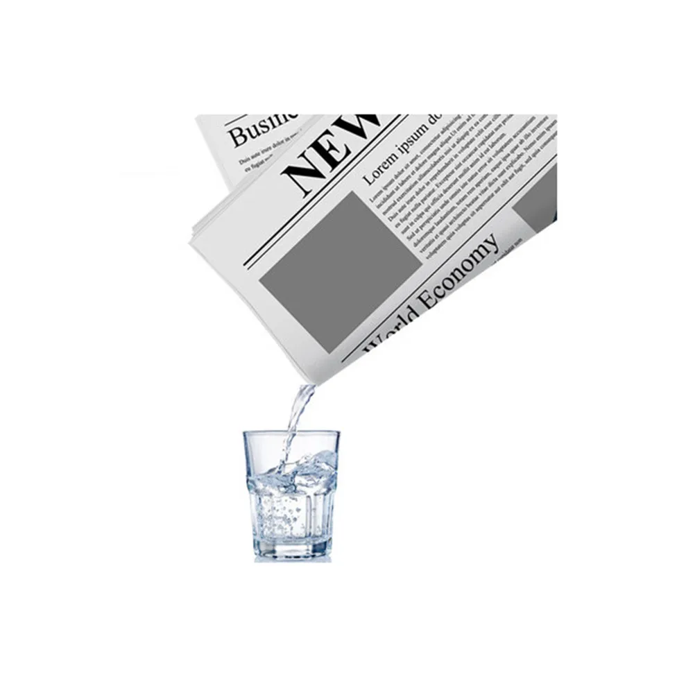 Drink In Water Newspaper Magic Tricks Newspapers Hidden Water Magic Procps Classic Toys Illusions Gimmick Prop Mentalism Funny