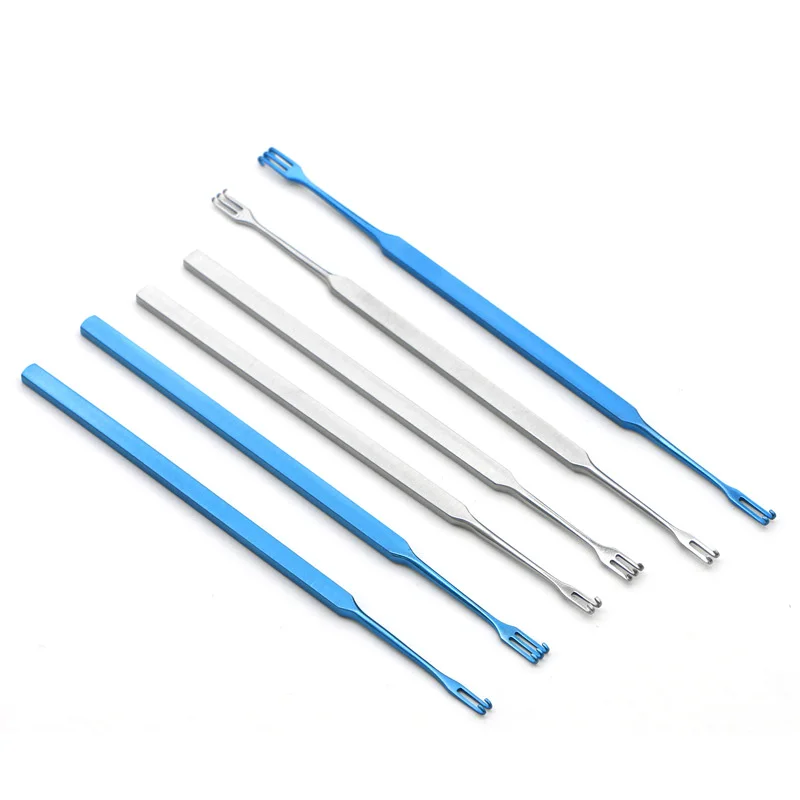 Titanium alloy eyelid lacrimal sac hook ophthalmic surgical instrument eye bag hook cosmetic plastic double eyelid tool
