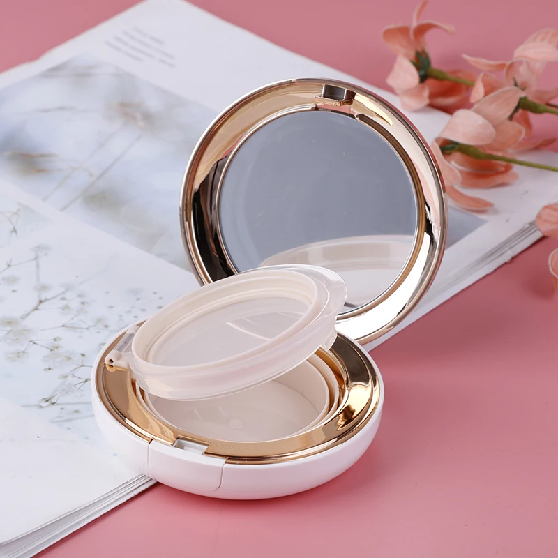 1 piece of empty mirror DIY air cushion puff box with air cushion BB cream container pots