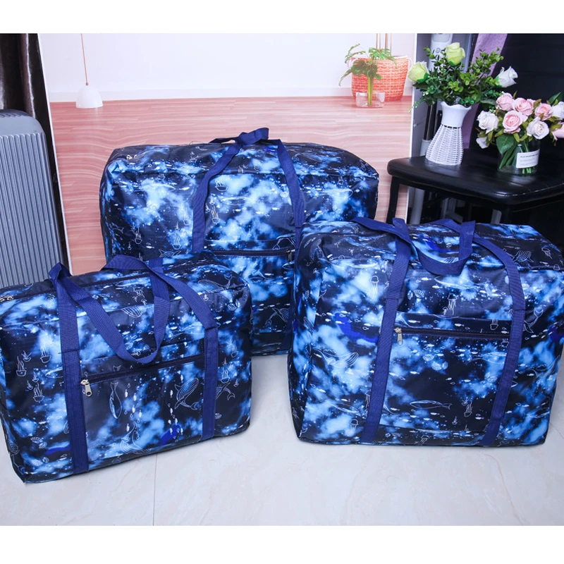 

Moving Bag For Clothes Quilt Thicker Portable Foldable Travel Bag Large Organizer Storage Bags Luggage Packing Moving House Bag