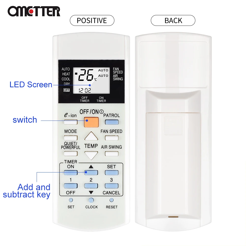 A75C3298 Thích Hợp Cho Máy Lạnh Panasonic Điều Khiển Từ Xa Đa Năng A75C2817 A75C3060 A75C3182 A75C2913