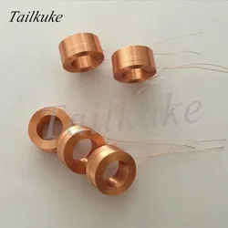 Hollow Self-adhesive Coil Experimental Coil Electric Toy Solenoid Valve Coil Electromagnetic Induction Coil 12mm