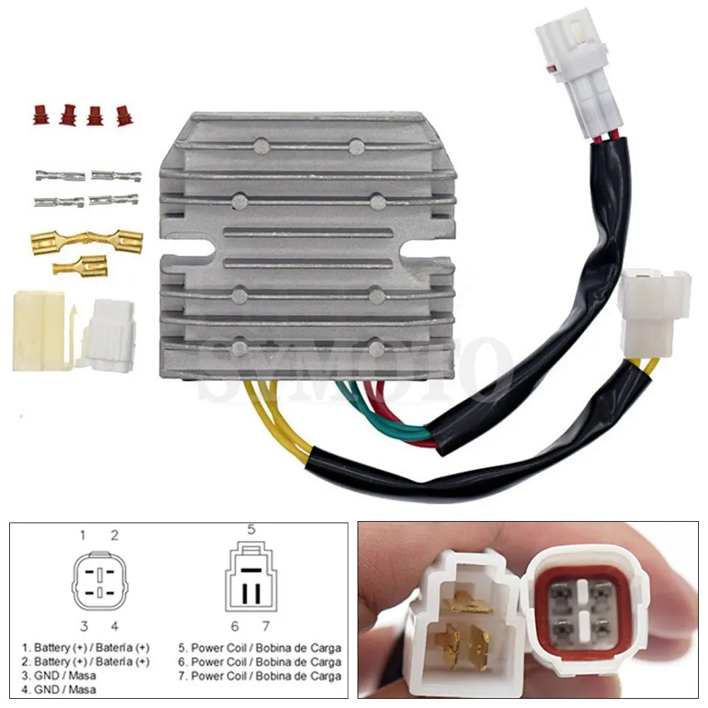 Retificador regulador de tensão para motocicleta, 12v, para suzuki vl1500 c90 boulevard cruiser 2005-2009 vl 1500 vz800 marauder 2013 vz 800