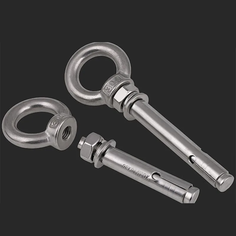 M6 6mm Concrete Sleeve Anchors Lifting Eye Expansion Bolts 304 Stainless Steel A2 - 70