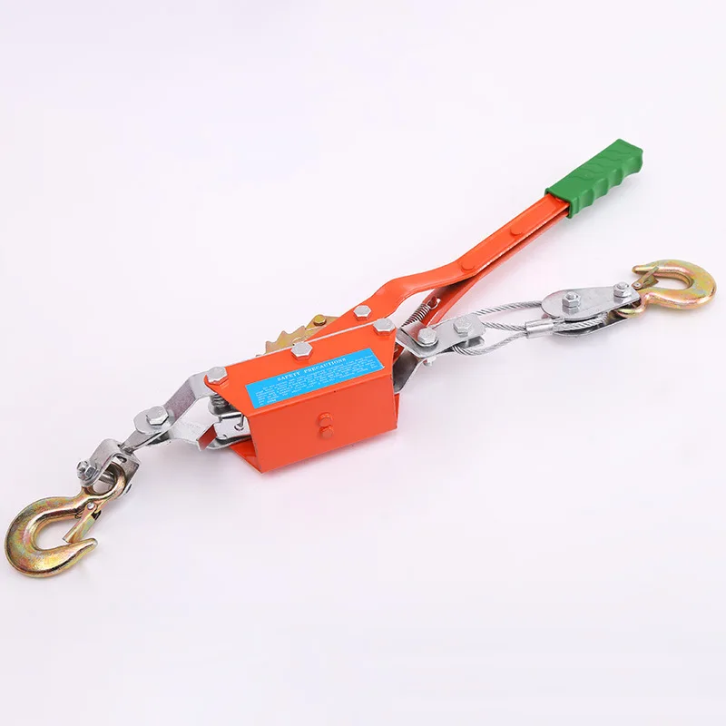 1 pc wire rope tightener tool for Power system towing wires, manual lifting of heavy loads Double hook tensioner 1t-2t