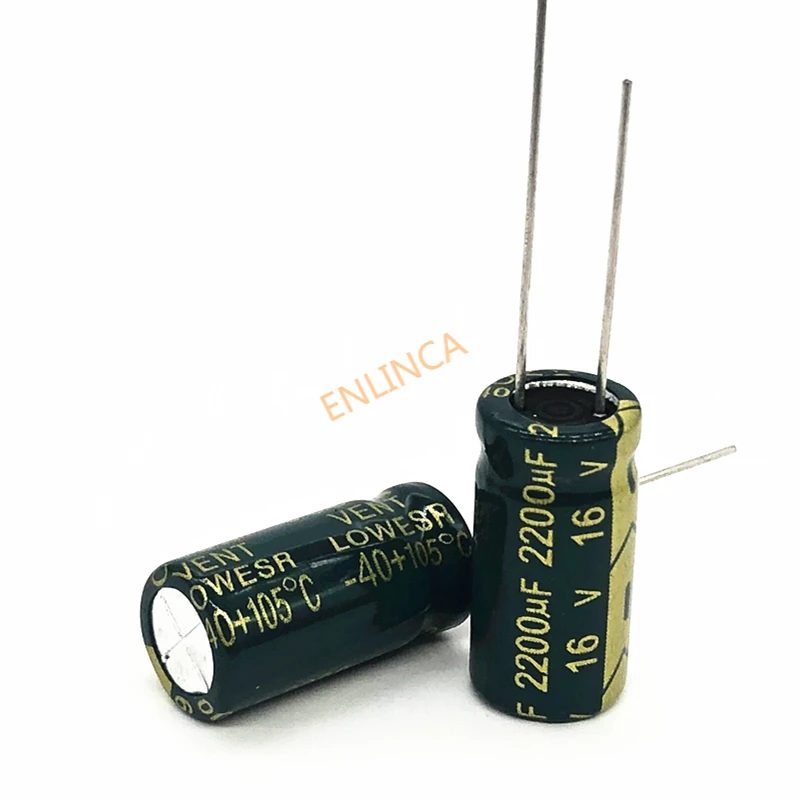 16V 2200UF 10*20  high frequency low impedance aluminum electrolytic capacitor 2200uf 16v 20%
